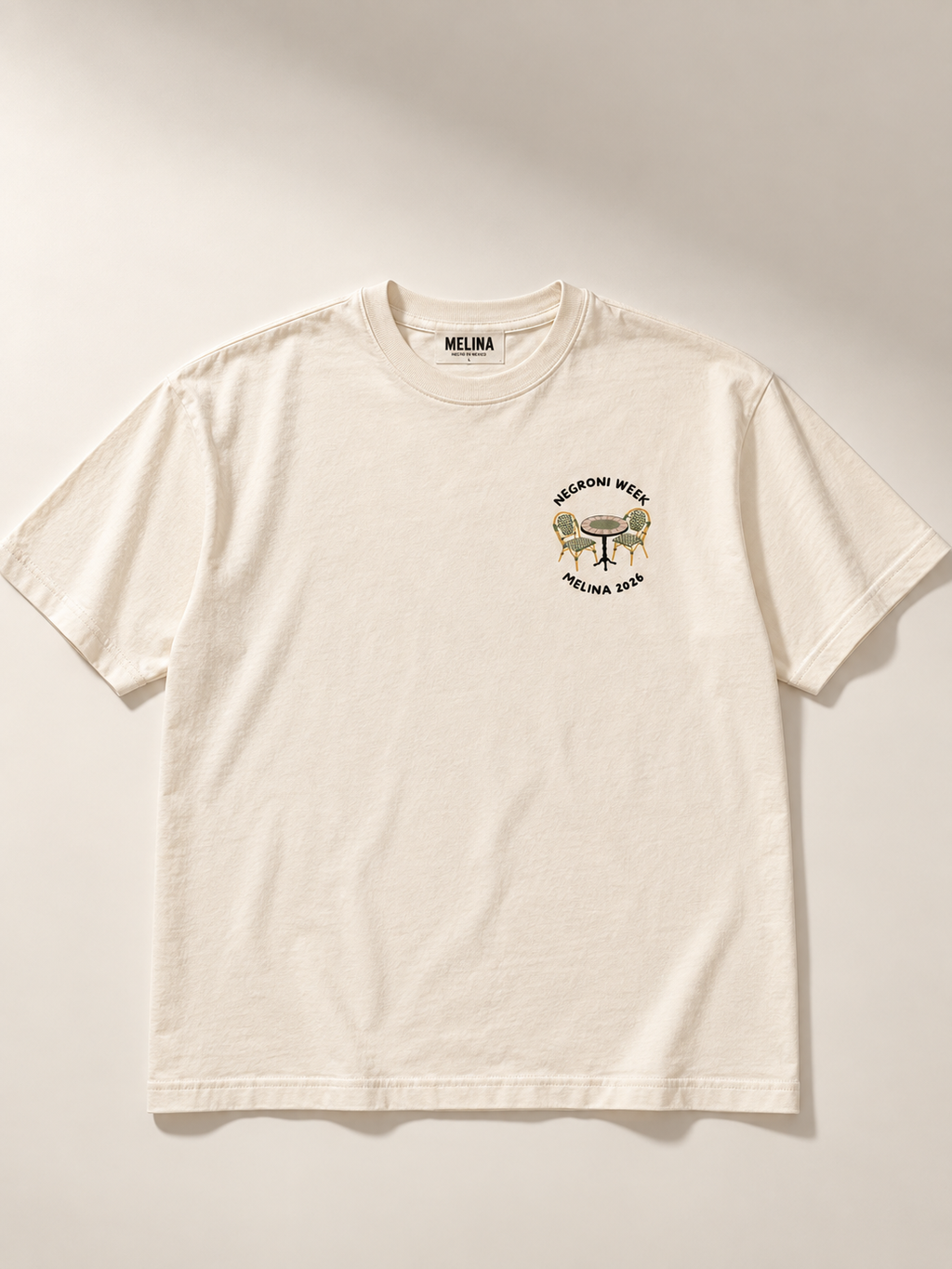 Negroni T-shirt heavyweight cotton oversized