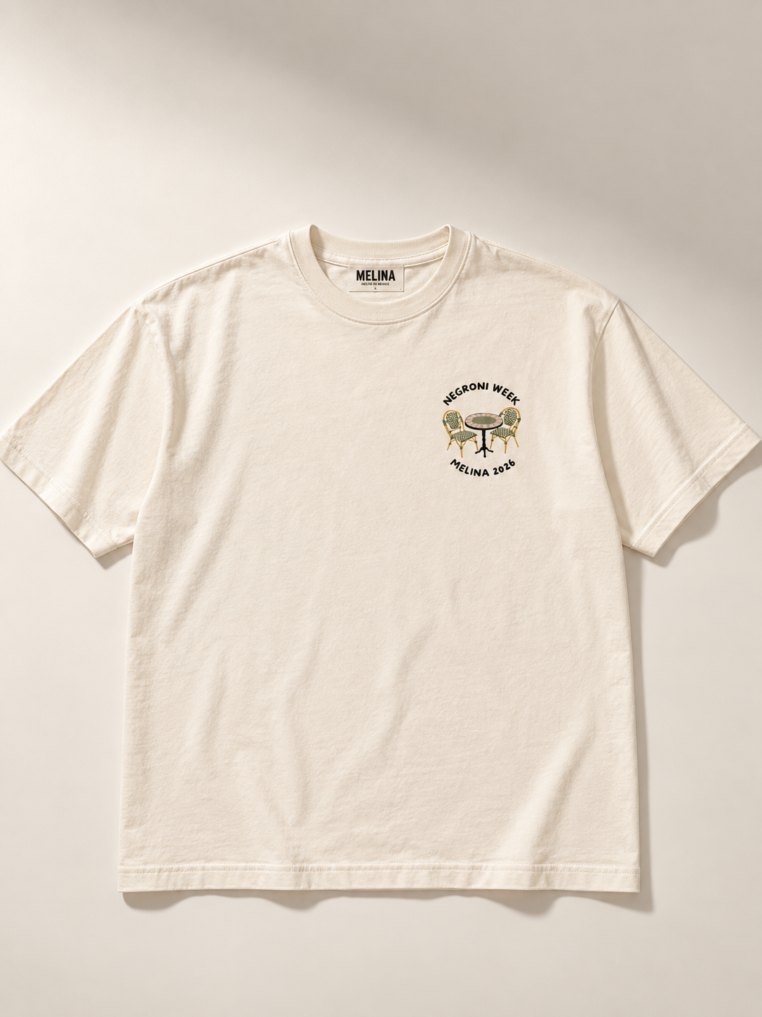 Negroni T-shirt heavyweight cotton oversized